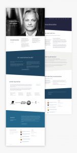 Woye webdesign for Brian Petersen