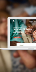Webdesign til World Diabetes Foundation I WOYE Design