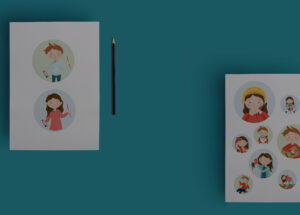 Illustration, logo og webdesign af WOYE, for Pictoboards