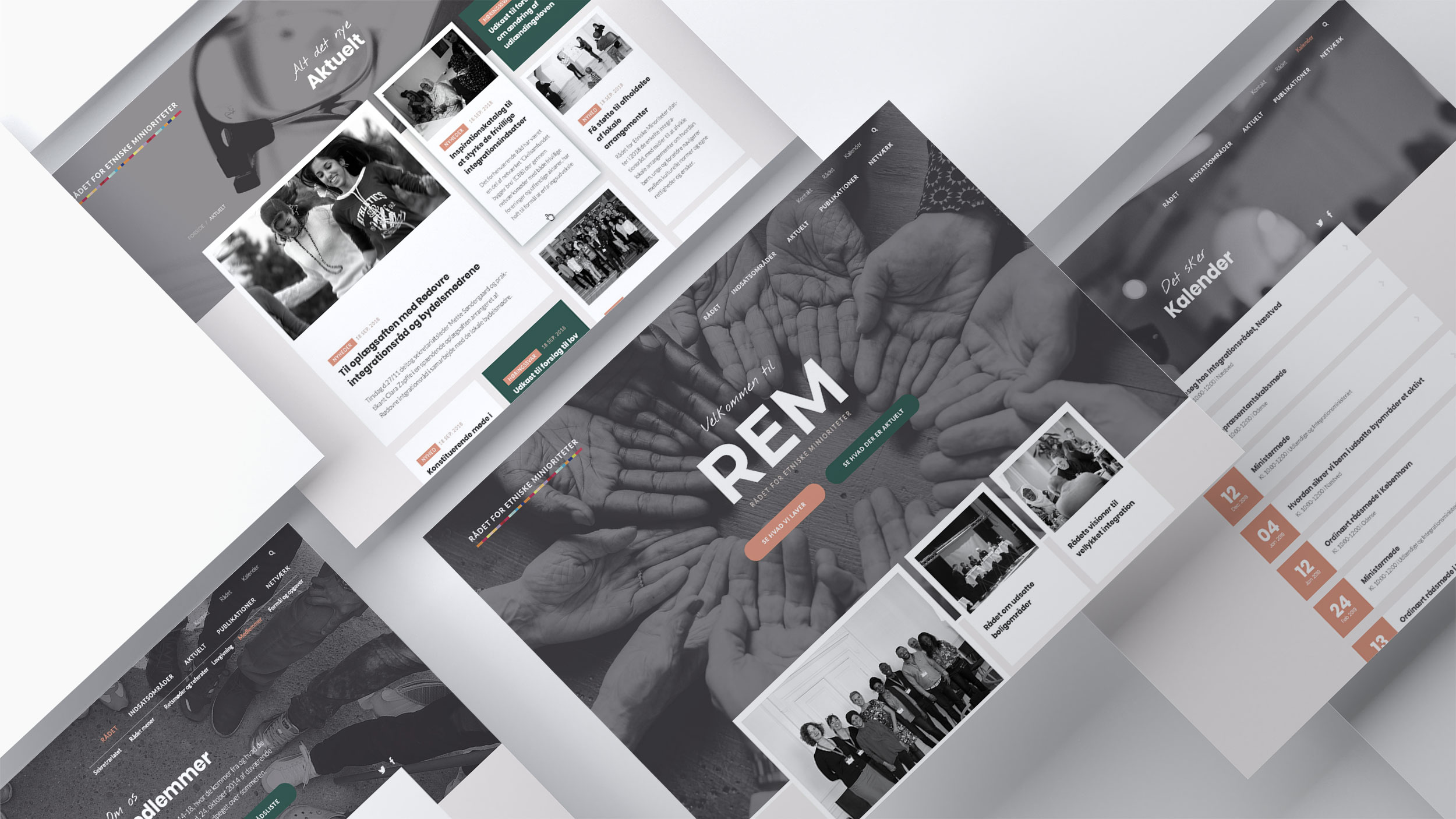 Website redesign af WOYE for Rådet for Etniske minioriteter